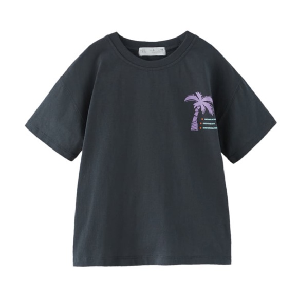 Zara Boys Palm Tree T-shirt - Picture 1 of 1